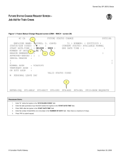 EDO`S JOB AID - TCRC Division 356