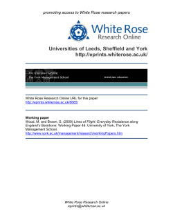 - White Rose Research Online