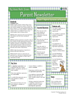 Game Essential Questions Key Term Students will&hellip; Standards