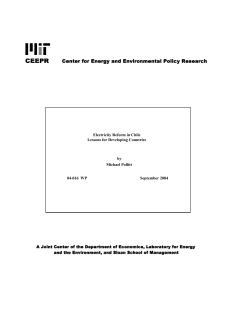 Full Paper - MIT Center for Energy and Environmental Policy Research