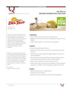 Del Taco.Research Suite