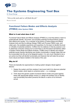 The Systems Engineering Tool Box