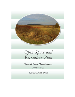 Draft Final Update to Open Space Plan - Part 1