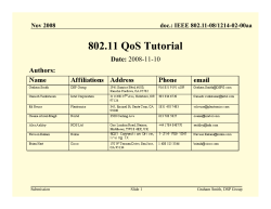 Presentation avb-gs-802-11-qos-tutorial