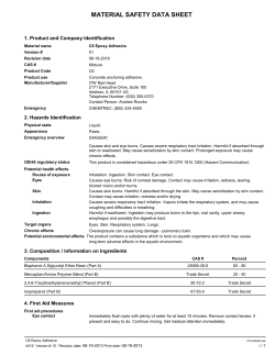 material safety data sheet