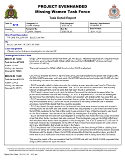 EXHIBIT 130 – Document entitled - Missing Women Commission of