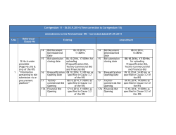 Amendments to the Revised Solar RfS