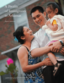 A Profile of Immigrants in Arkansas
