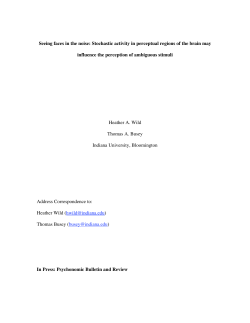 Seeing faces in the noise: Stochastic activity in perceptual regions of