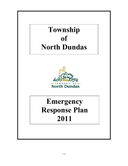 Appendix 3 - Township of North Dundas