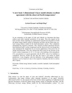 A new basic 1-dimensional 1-layer model obtains