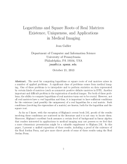 Logarithms and Square Roots of Real Matrices