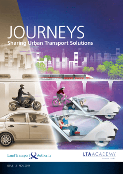 Issue 12 | November 2014 - Land Transport Authority