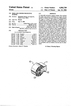 Edge and corner protective bumper