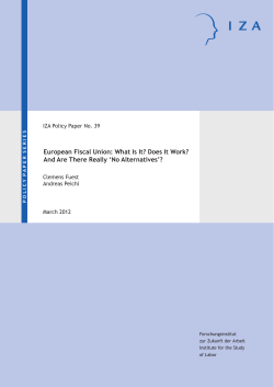 European Fiscal Union: What is it? Does it work? And are there