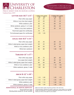 letter size (8.5&rdquo; x 11&rdquo;) legal size (8.5&rdquo; x 14&rdquo;) Tabloid (11&rdquo; x 17&rdquo;) Arch