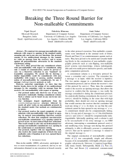 Breaking the Three Round Barrier for Non-malleable