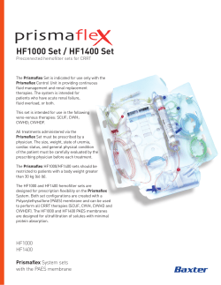 HF1000 Set / HF1400 Set