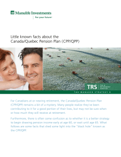 Little known facts about the Canada/Quebec