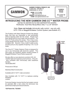 Bulletin 160 - Gammon Technical Products