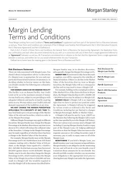 Margin Lending Terms and Conditions