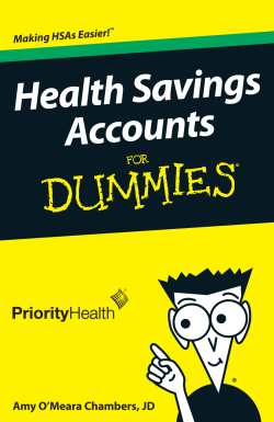 Health Savings Accounts For Dummies