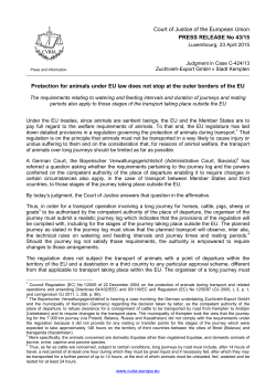 press release - curia