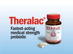 Fastest-acting medical strength probiotic