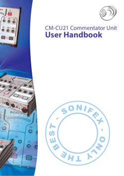 User Handbook