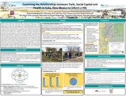 Examining the Relationships between Trails, Social Capital and