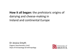 How it all began: the prehistoric origins of dairying and cheese