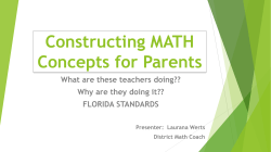 Constructing Math Concepts for Grades 4-5