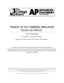 tragedy of the commons simulation