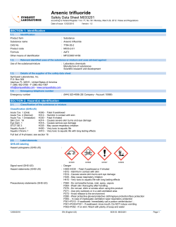 Arsenic trifluoride
