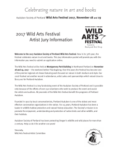 Jury Packet 2017 - Wild Arts Festival