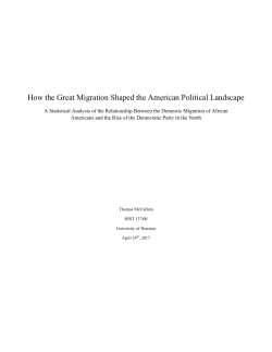 How the Great Migration Shaped the American Political Landscape