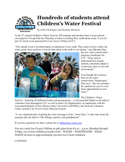 Hundreds of students attend Children`s Water