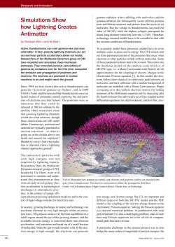 Simulations Show how Lightning Creates Antimatter
