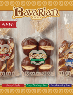 Pretzel Sticks Pretzel Hot Dog Buns Pretzel Hamburger Buns