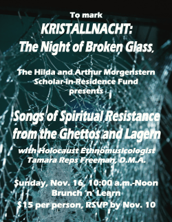 KRISTALLNACHT: The Night of Broken Glass, Songs of Spiritual