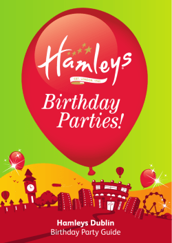 Hamleys Dublin Birthday Party Guide