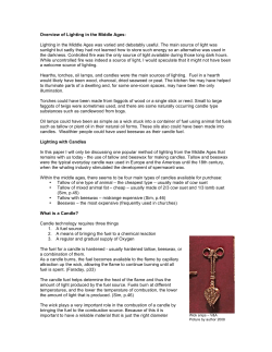 Lighting in the Middle Ages