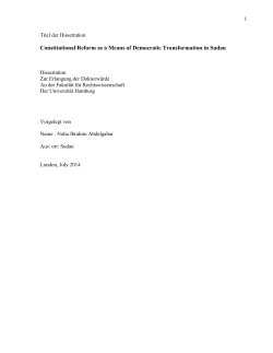 Dokument 1 - E-Dissertationen der Universit&auml;t Hamburg