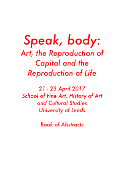 Speaker biographies and abstracts can be downloaded here.