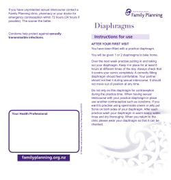 Diaphragms - Family Planning