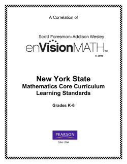 Scott Foresman-Addison Wesley enVisionMATH