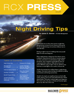 Night Driving Tips
