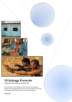 59 Kalanga Proverbs