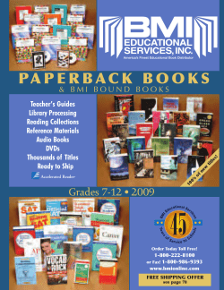fiction - BMI Educational Services