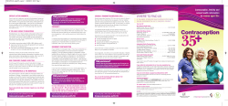 the 35+ leaflet